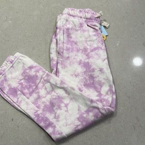 Cat &Jack purple tie dye sweat pants